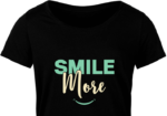 Smile more, smile sign tshirt design free svg file