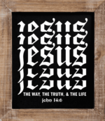 John 14:6, Jesus, the way, the truth and the life, bible verses - free svg file for members