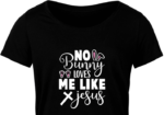 No bunny loves me like jesus, christian easter sweatshirt free svg file