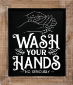 Wash your hands, no, seriously, bathroom humor - free svg file for membe