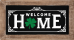 Welcome home, st patricks day doormat - free svg file for members