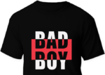 Bad boy, stylish typography graphic boys tshirt design free svg file