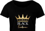 Black excellence, crown, golden svg and png for sublimation - free svg file for members