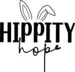 Hippity hop, bunny, easter decor free svg file