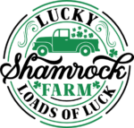 Lucky shamrock farm, loads of luck, truck, clover leaves - free svg file for members