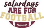 Saturdays are for football, football lover t-shirt - free svg file for members