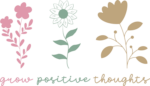 Grow positive thoughts, flowers clipart image free svg file