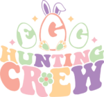 Hunting crew, easter egg hunter squad free svg file