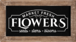 Market fresh flowers, seeds, stem, blooms, wall art - free svg file for members