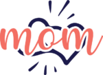 Mom sign and hearts, cute mommy t-shirt design free svg file