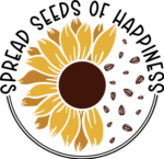 Spread seeds of happiness, sunflower, motivational quotes free svg file