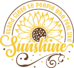 Stand close to people who feel like sunshine, sunflower outline - free svg file for members