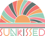 Sunkissed, sun retro design, cute girly tshirt design - free svg file for members