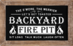 Backyard Fire Pit, The S'more, The Merrier, Let's Get Toasted - free svg file for members