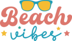 Beach vibes, sunglasses, beach day tshirt design free svg file