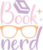 Book nerd, glasses, tshirt design for a book worm free svg file