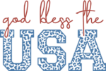 God bless the USA, leopard design, patriotic tshirt design - free svg file for members
