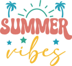 Summer vibes, palm trees, sunshine, vacay tshirt design free svg file