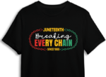 Juneteenth breaking every chain, since 1865 - free svg file for members