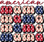 American mama, echo stacked text, 4th july t-shirt design - free svg file for members
