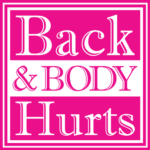 Back and body hurts, double frame, funny quotes - free svg file for members