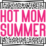 Hot mom summer, leopard design, sassy tshirt design - free svg file for members
