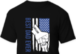 Best dad ever, dad and baby fist bump, personalized tshirt design - free svg file for members
