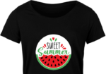 Sweet summer, watermelon tshirt design - free svg file for members