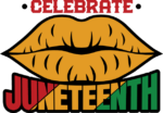 Celebrate Juneteenth sign and yellow lips, girly t shirt design - free svg file for members