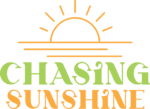 Chasing sunshine, sun outline, beach day shirt design - free svg file for members