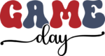 Game day sign, sports tshirt design - free svg file for members