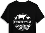 I would smoke that, funny BBQ fathers apron design - free svg file for members