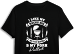 I like my racks big, my butt rubbed and my pork pulled, apron design - free svg file for members