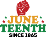 Juneteenth since 1865, fist clipart image, t shirt design - free svg file for members
