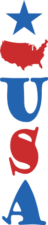 USA 4th july, Patriotic, front door vertical porch sign - free svg file for members