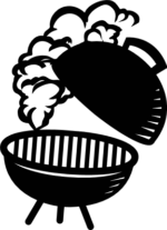 BBQ grill silhouette, grilling clipart image - free svg file for members