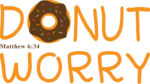 Matthew 6:34, funny christians t shirt design, Donut worry - free svg file for members