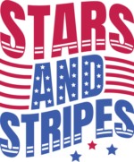 Stars and stripes, 4th of july t shirt design - free svg file for members
