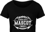 Mascot Football with Personalized city name, tshirt design - free svg file for members