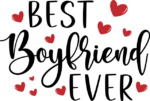 Best boyfriend ever, valentines day gift - free svg file for members
