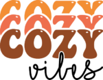 Cozy vibes, echo text, winter fall sweatshirt design - free svg file for members