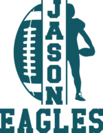 Personalized name, eagles fan, half player and half football ball - free svg file for members