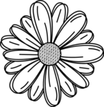 Flower bloom clipart image - free svg file for members