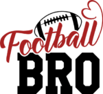 Football bro, football fan tshirt design - free svg file for members