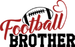 Football brother, football lover tshirt design - free svg file for members