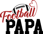 Football papa, football lover daddy tshirt design - free svg file for members