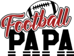 Football lover daddy tshirt design, Football papa - free svg file for members