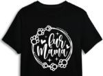 Pet lover mom tshirt design, Fur mama, paws in a circle - free svg file for members