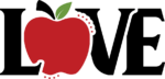Love sign, apple, teacher t shirt design - free svg file for members