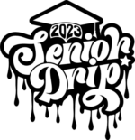 Senior drip, 2023, graduation tshirt design - free svg file for members